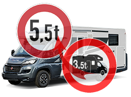 Motorhome over 3.5 tonnes - How to uprate for extra load.