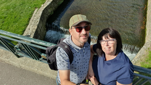 A quick selfie from the bridge - Bournemouth Parks