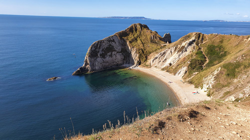 Durdle Door - View from the cliffs