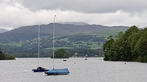 Windermere with a boating view