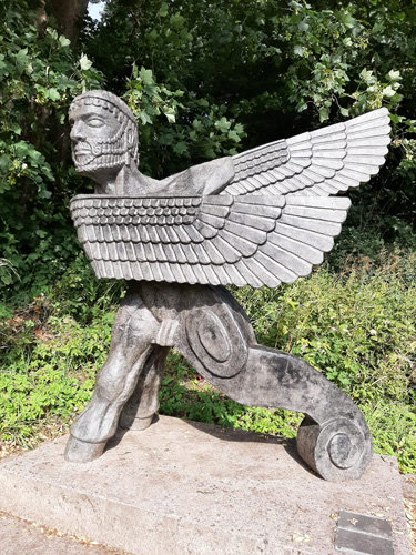 Leighton Hall gardens angle of the northwest