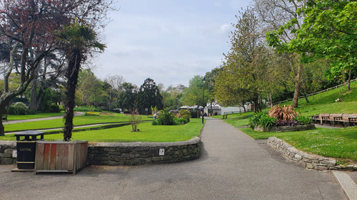 Enjoy a fun-filled game of crazy golf in the park in Newquay, Cornwall. Perfect for families and friends, this vibrant mini-golf course offers engaging challenges and a delightful outdoor experience.