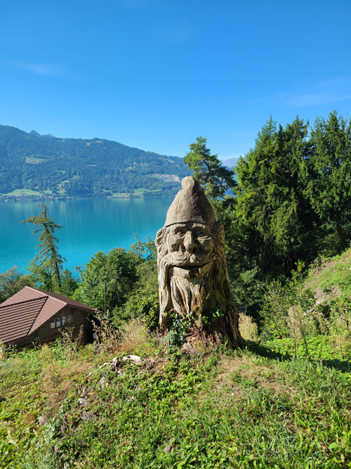 Gimmelwald Wooden Scuptures