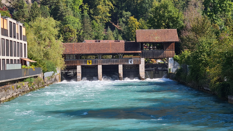 Grosse Staatsschleuse Wooden Bridge