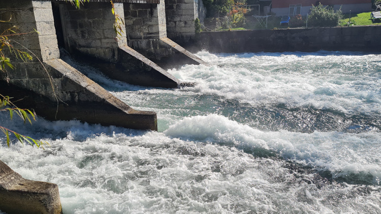 Grosse Staatsschleuse Wooden Bridge