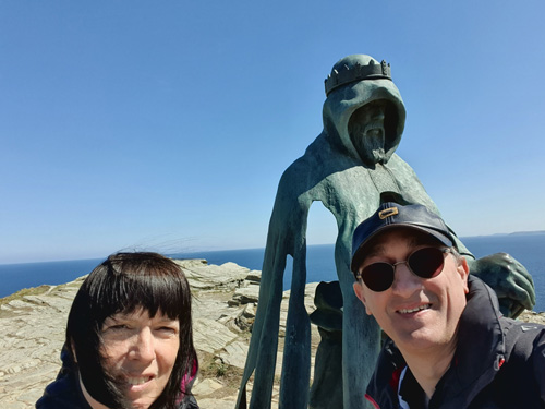 Admire the stunning coastal views from Tintagel Castle, where you can also see the iconic Arthur Statue. Enjoy panoramic vistas of the rugged cliffs and Atlantic Ocean while exploring this historic site.