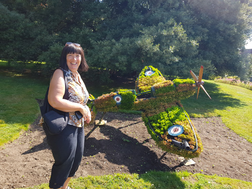 Discover the Spitfire Flower Display at Victoria Gardens, featuring intricate floral arrangements inspired by the iconic Spitfire aircraft. Enjoy a unique blend of botanical artistry and historical tribute in a picturesque Cornish park.
