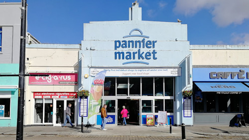 Explore Pannier Market, a vibrant market in Barnstaple offering a variety of local produce, crafts, and unique goods. Enjoy a lively atmosphere and a rich shopping experience in the heart of the town.