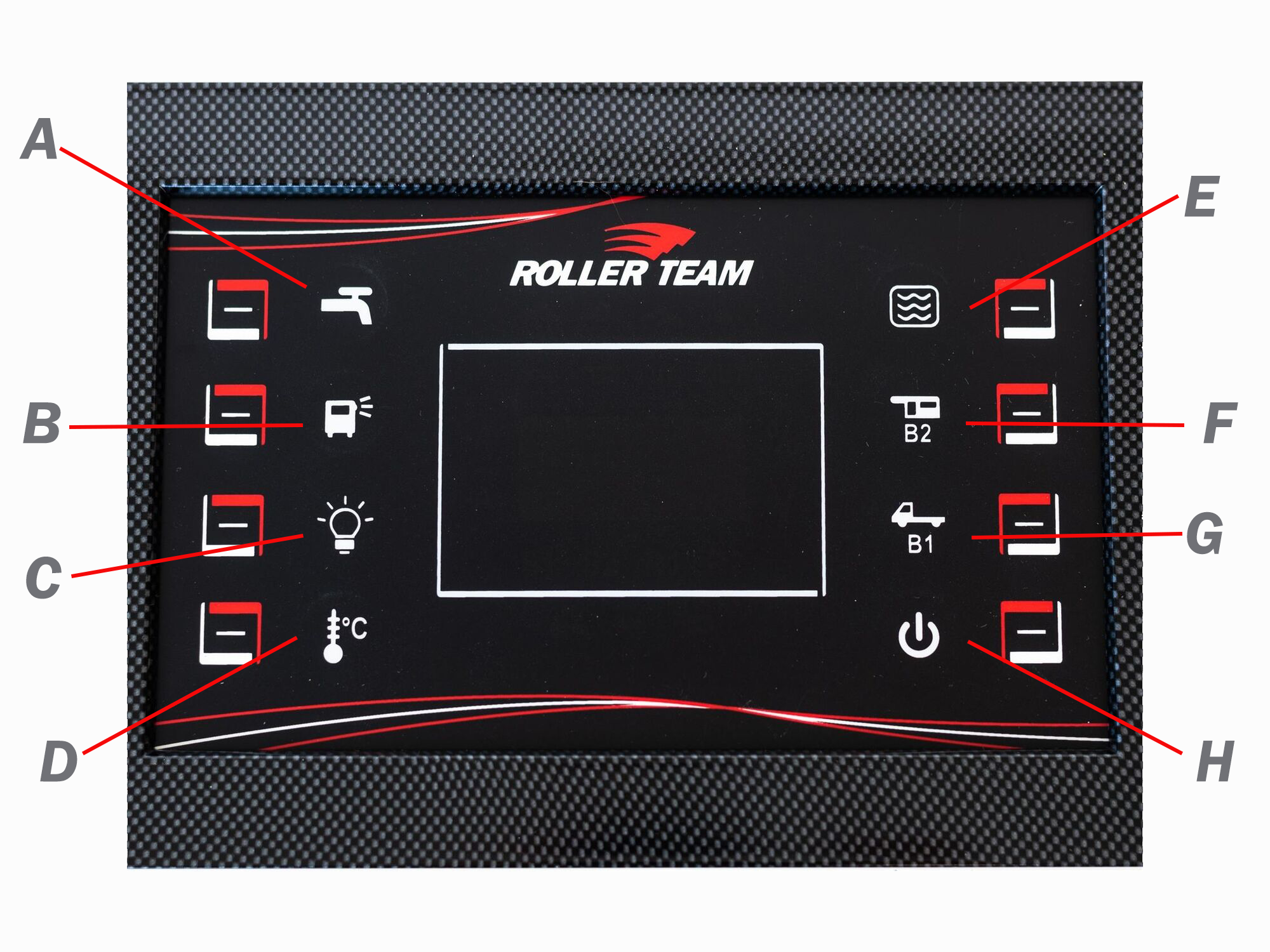 Roller Team Control Panel