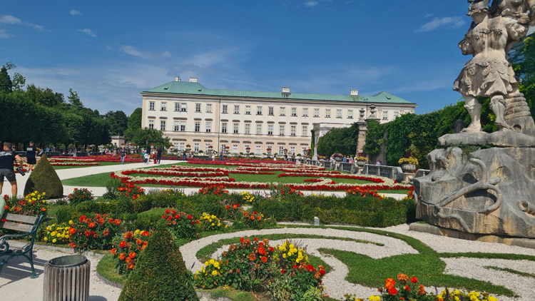 Baroque Palace Garden view