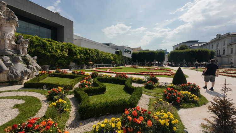 Baroque Palace Garden view