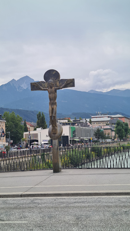 Stand alone Crucifix by Rudi Wach