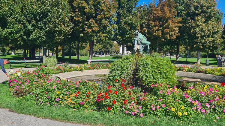 Volksgarten in Vienna Garden Display