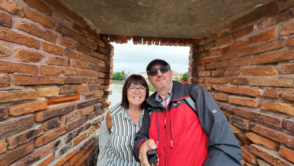 Scaliger Bridge selfie