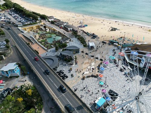 Bournemouth Wheel from Above with the power of drones
