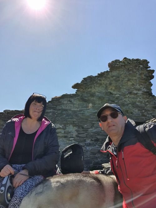 Relax and enjoy the tranquil coastal views from Tintagel Castle. Experience the soothing sights of the rugged cliffs and the Atlantic Ocean, offering a serene and picturesque escape amid the historic ruins