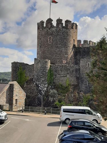 Conwy Castle from the front