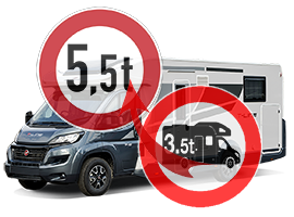 Motorhome over 3.5 tonnes - How to uprate for extra load.