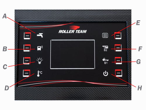 Roller Team Control Panel