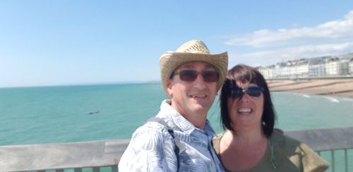 Hastings Pier Time for selfie