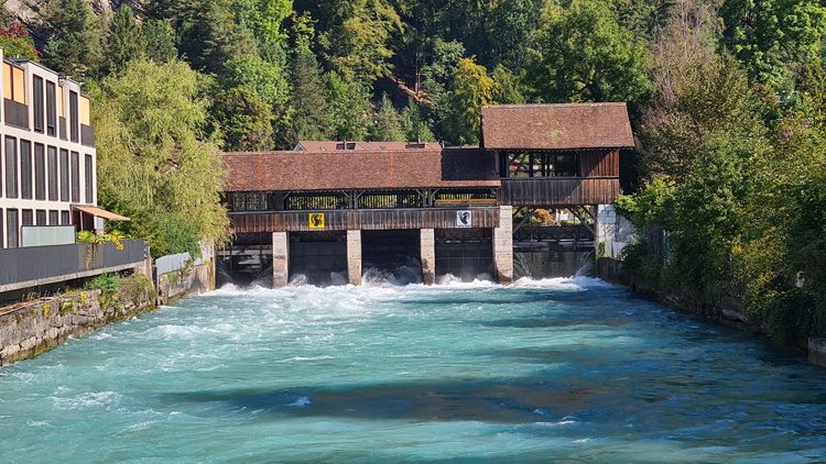Grosse Staatsschleuse Wooden Bridge