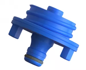 Water Filler Cap With Hose Fitting (Continental Screw Thread Fitting 43mm Hozelock type )