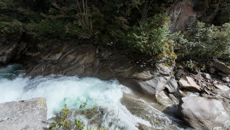 Krimmel Falls Arial View Bridge