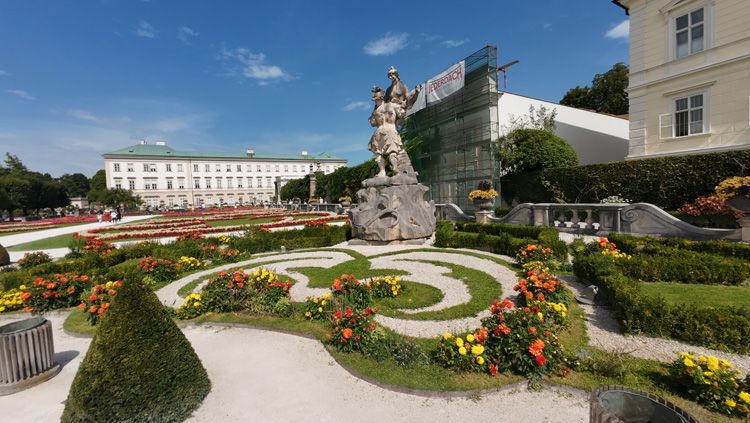 Baroque Palace Garden view