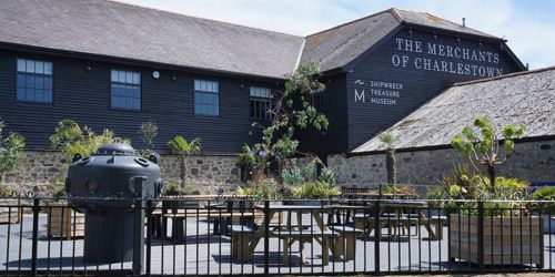 Explore the intriguing view of the Shipwreck Treasure Museum in Cornwall. Discover a captivating array of maritime artifacts, shipwreck treasures, and exhibits showcasing the region's rich maritime history and seafaring heritage