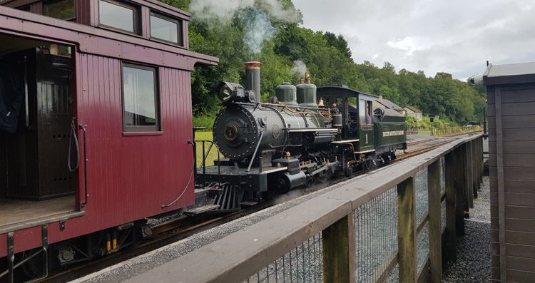 Brecon Mountain Railway Steam Train