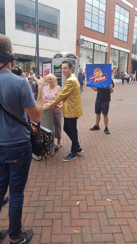 Stephen Mulhern Bournemouth - In for a penny filming the show